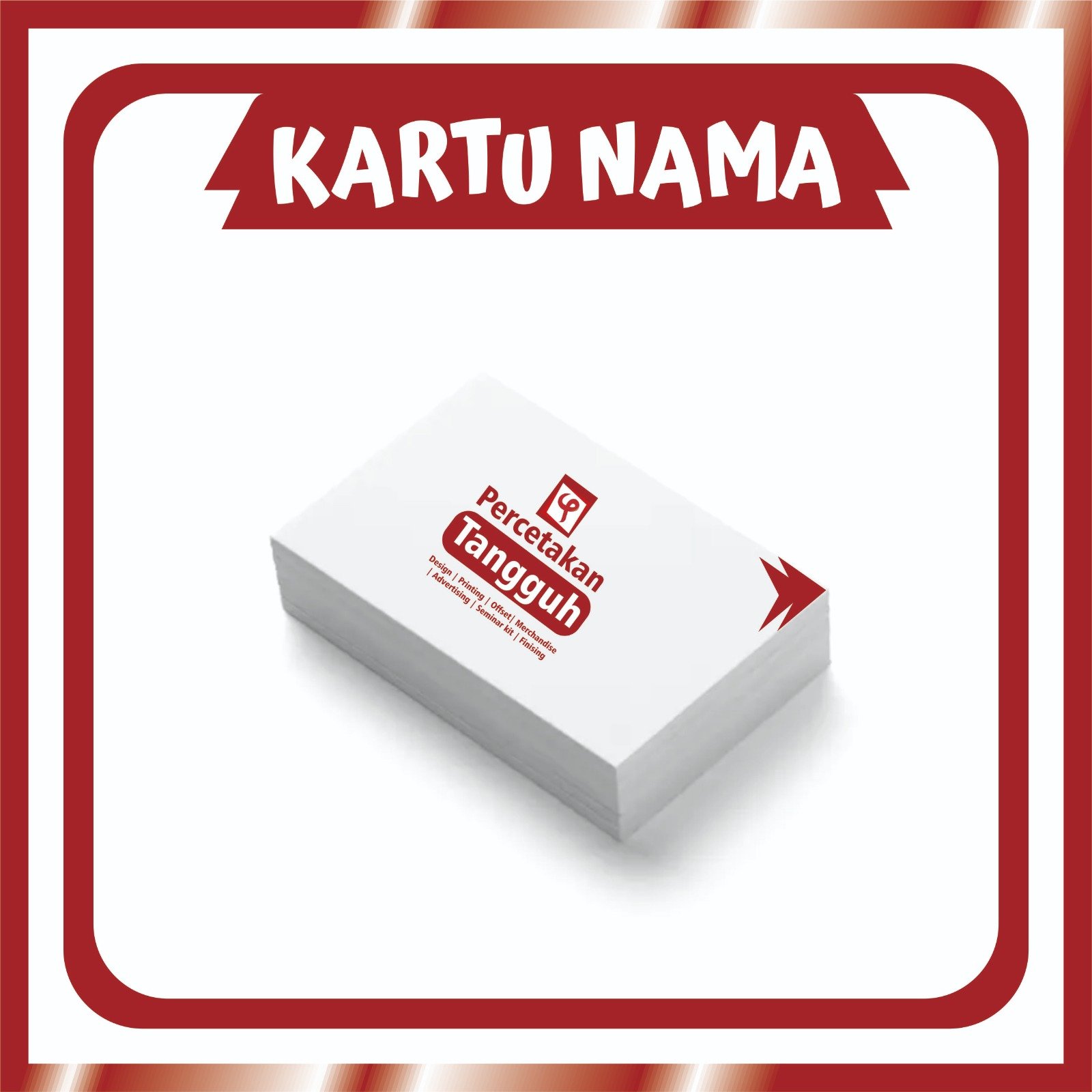 Kartu Nama Art Carton Laminasi