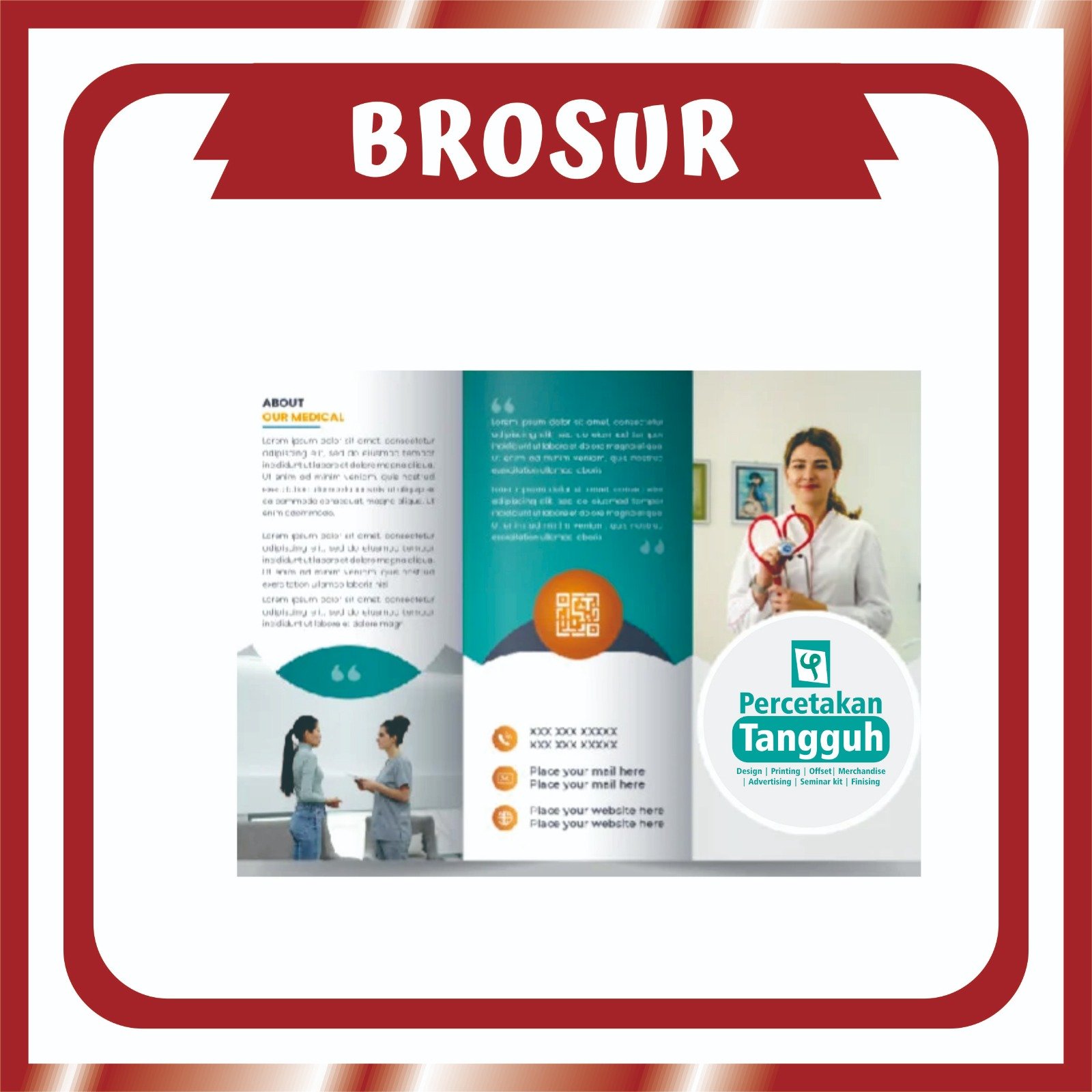 Brosur Art Paper A4 lipat 3