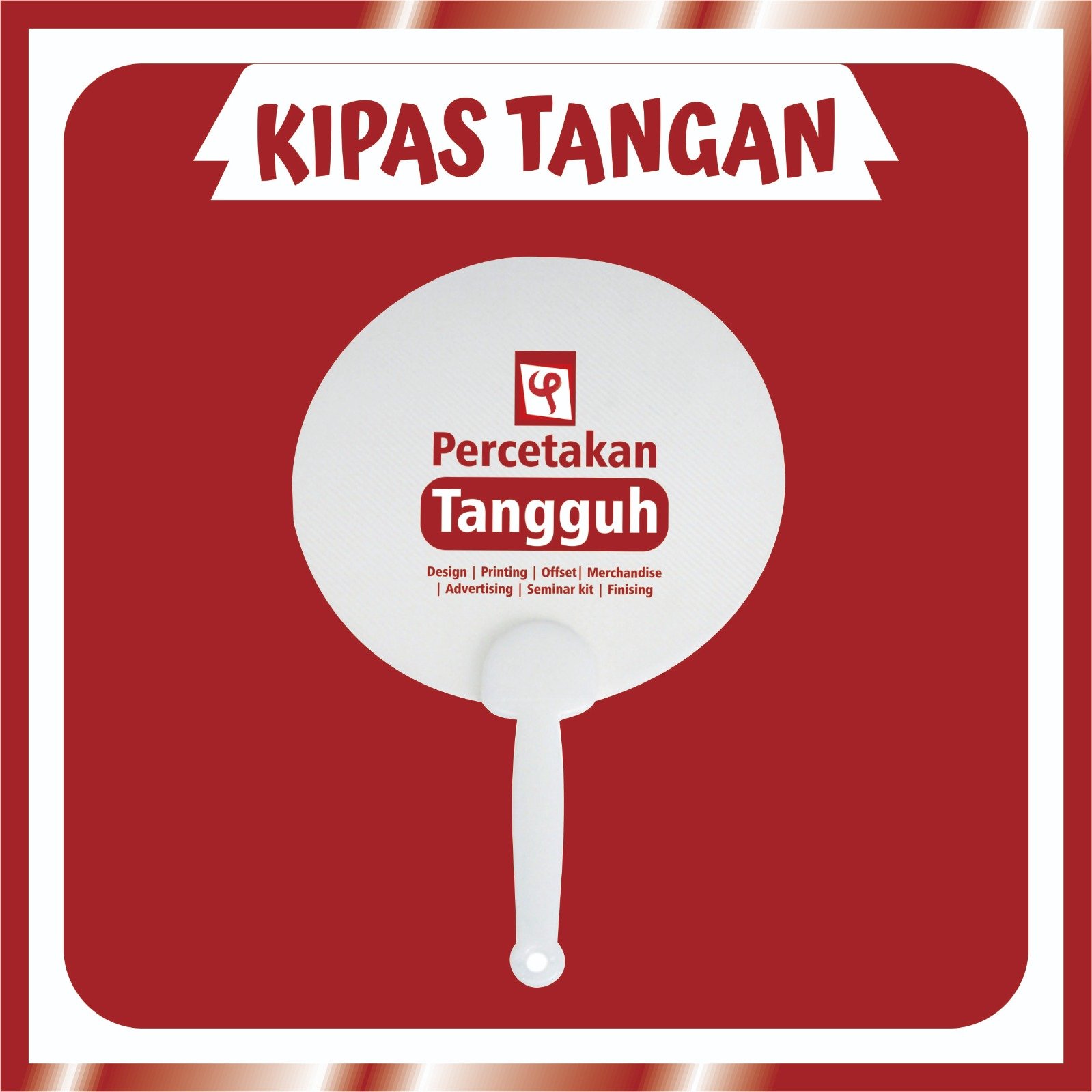 Kipas Tangan Plastik PVC