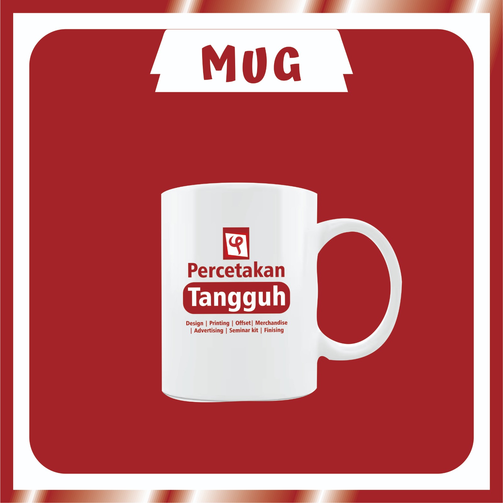 Mug Keramik Putih Coating