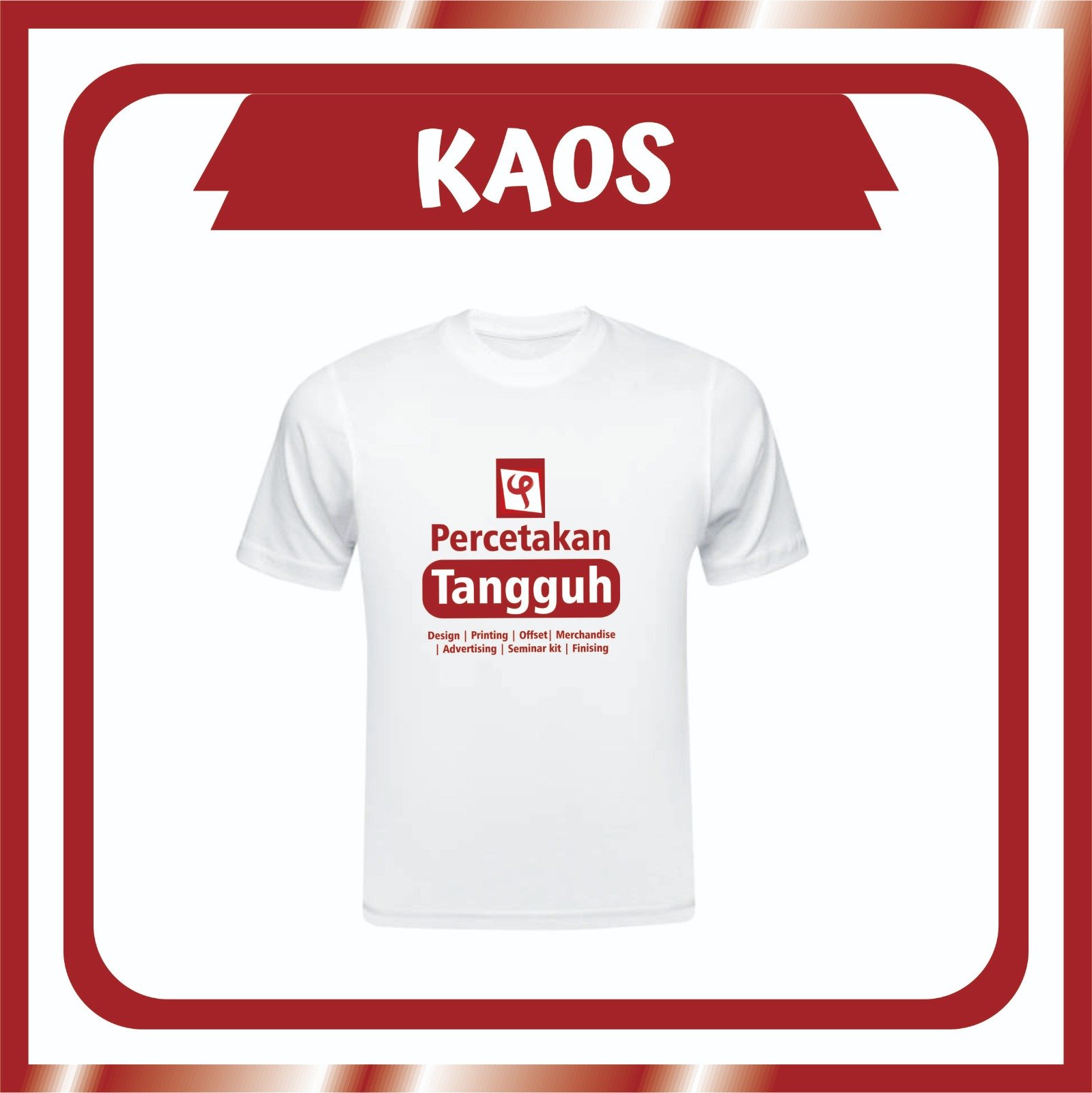 Kaos Sablon Warna